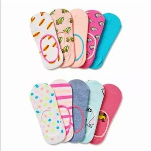 - No Boundaries 10pk no show liner socks